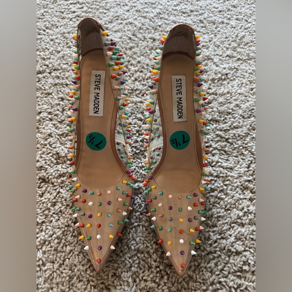 Steve Madden Multicolor Studded Women's Shoes